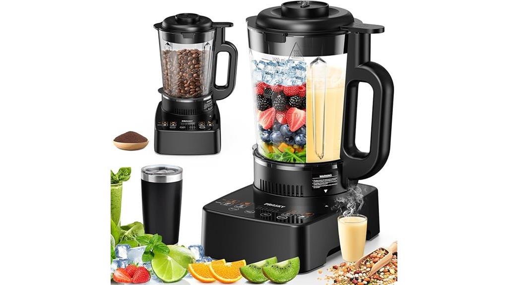 powerful glass blender with heating