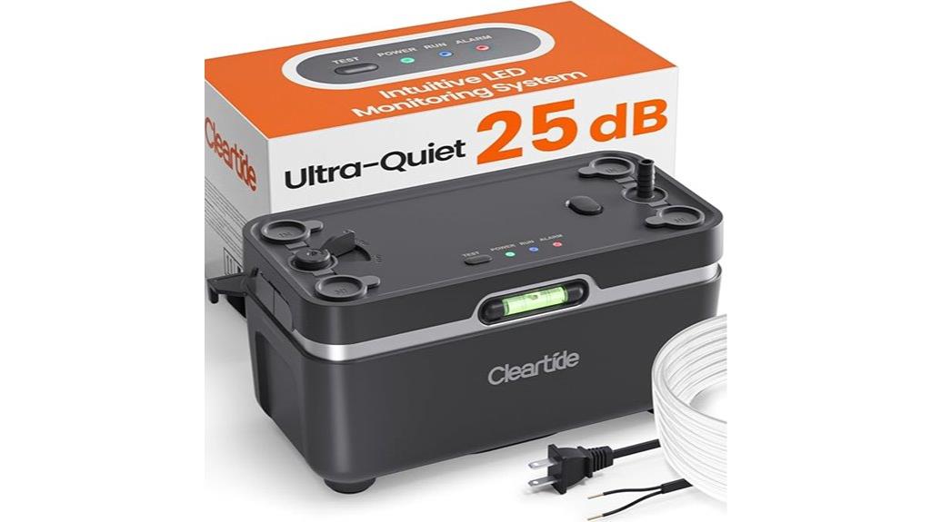 quiet 25db condensate pump
