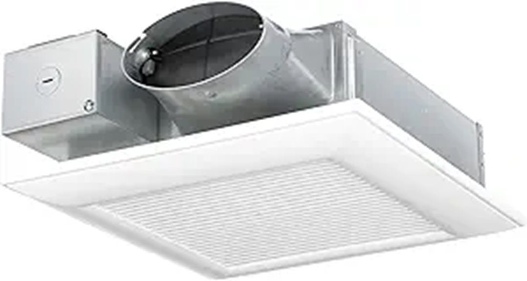 quiet humidity sensing fan