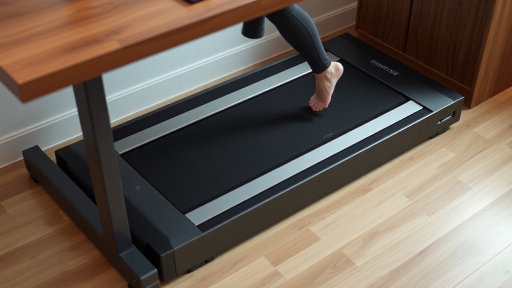 quiet stable portable treadmill
