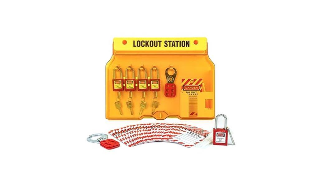 safety lockout tag station