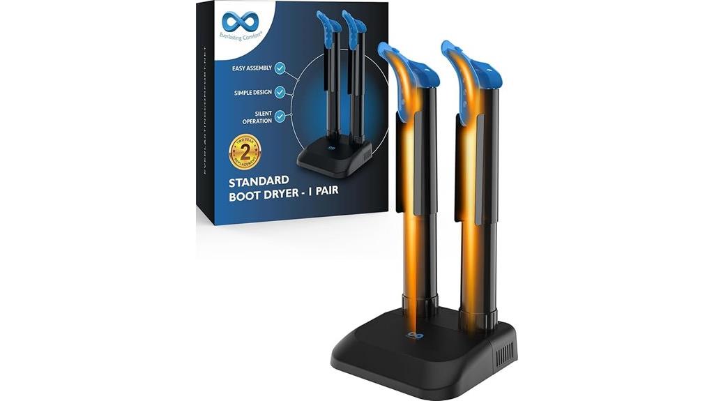 silent boot drying system