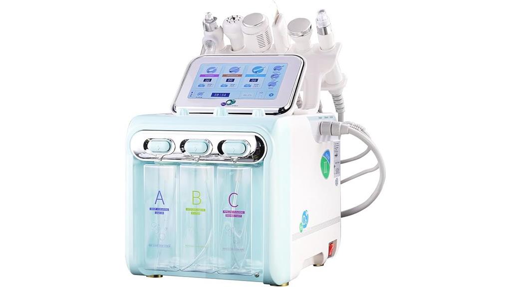 six in one facial device