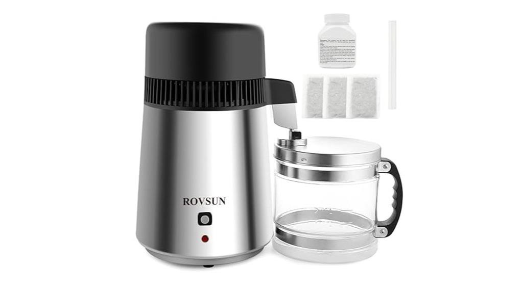 small 1 1 gallon water distiller