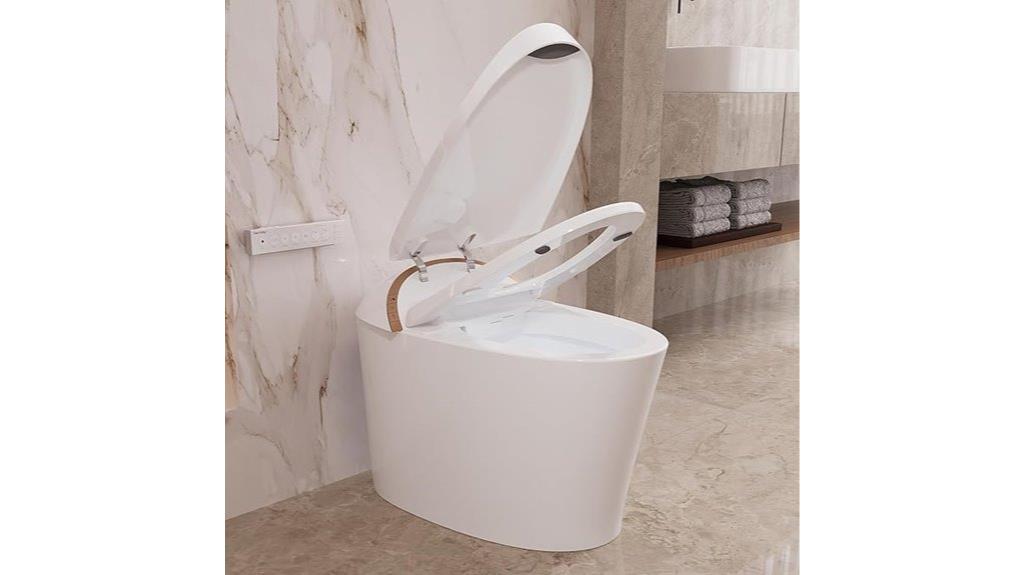 smart toilet with bidet