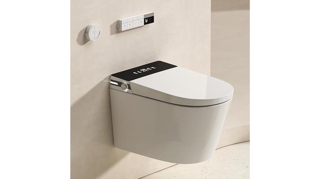 smart toilet with bidet
