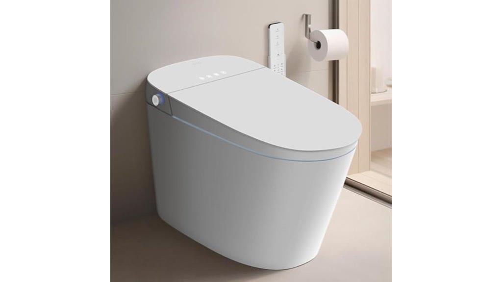 smart toilet with bidet