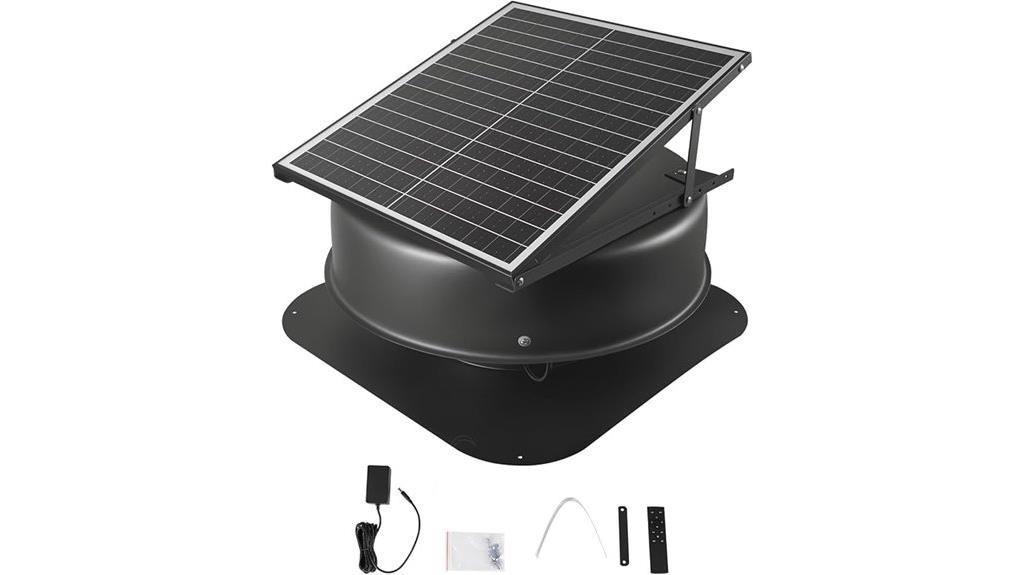 solar attic roof fan