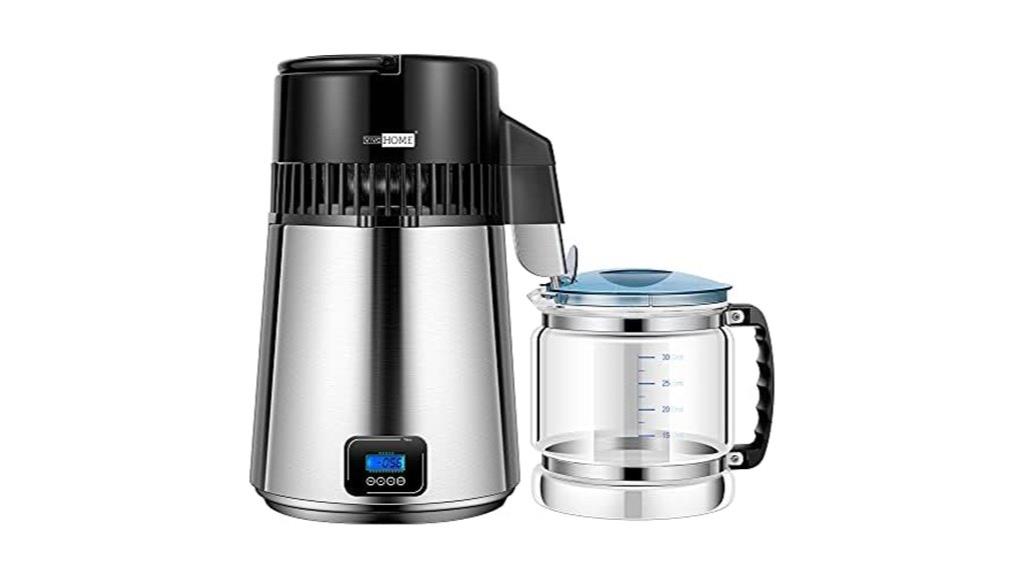 stainless steel 4l water distiller