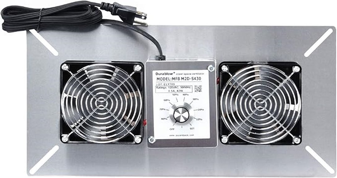 stainless steel crawl fan