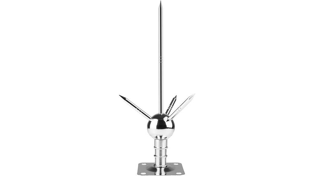 three pole lightning protection kit