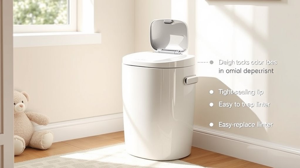 top diaper pails with odor control