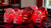 top red light face masks