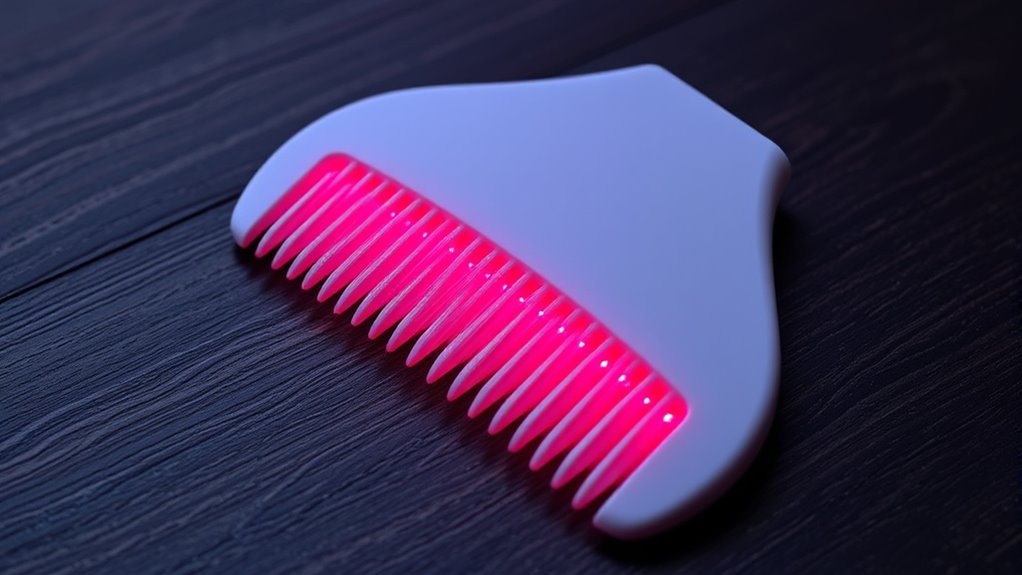 top red light hair combs