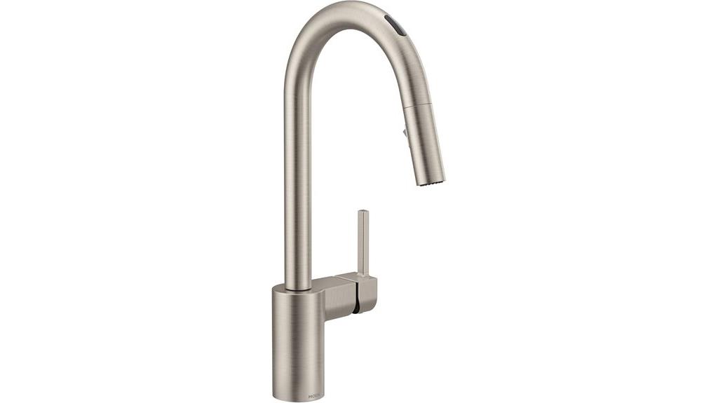 touchless stainless kitchen faucet