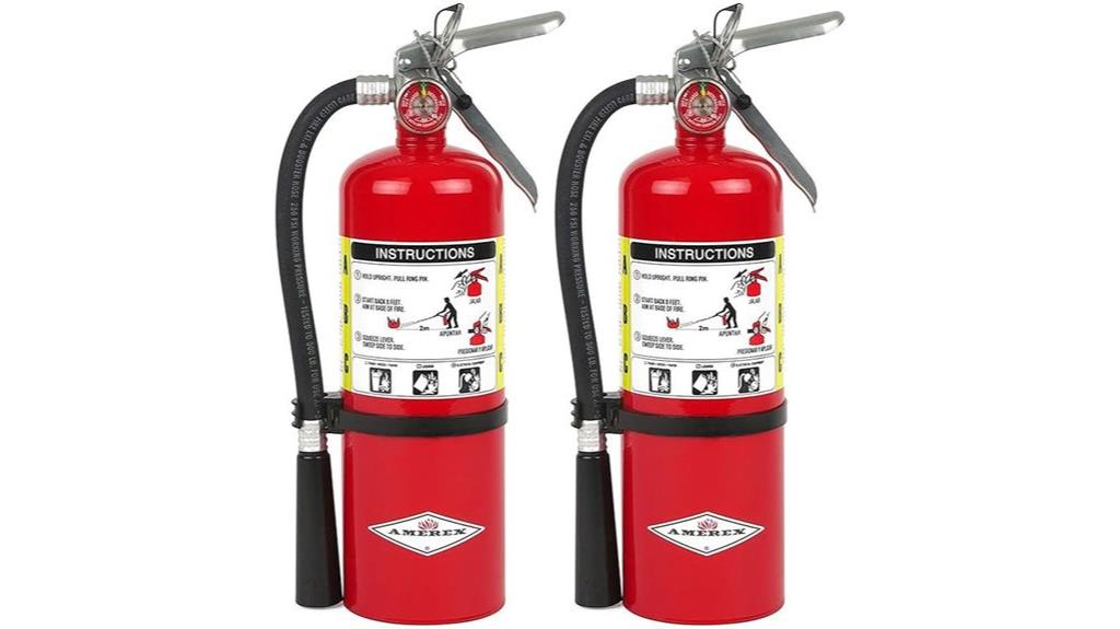 two pack abc fire extinguishers