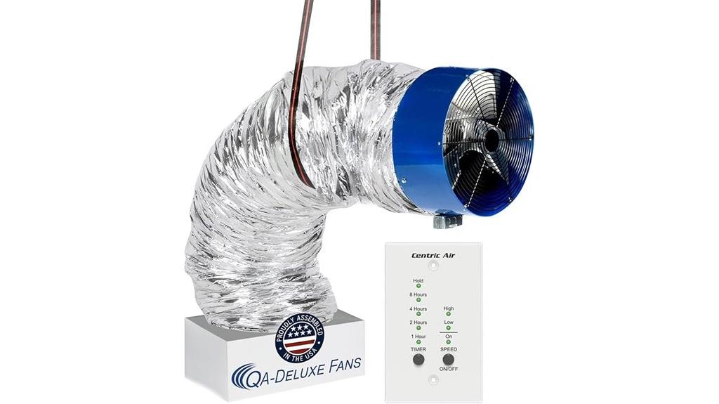 whole house fan with switch