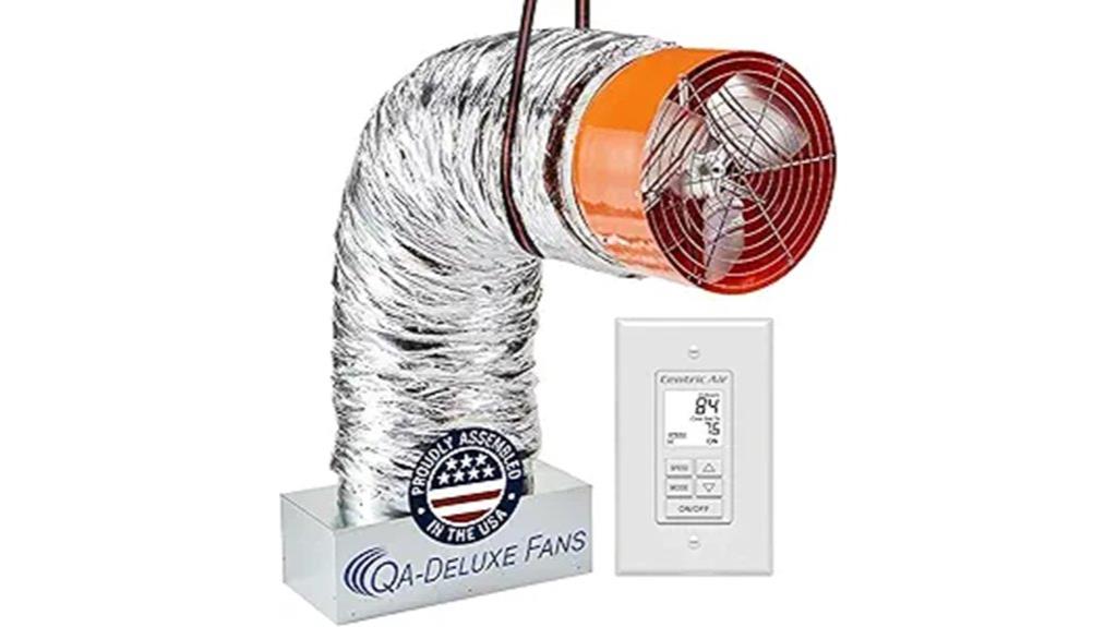 whole house fan with switch