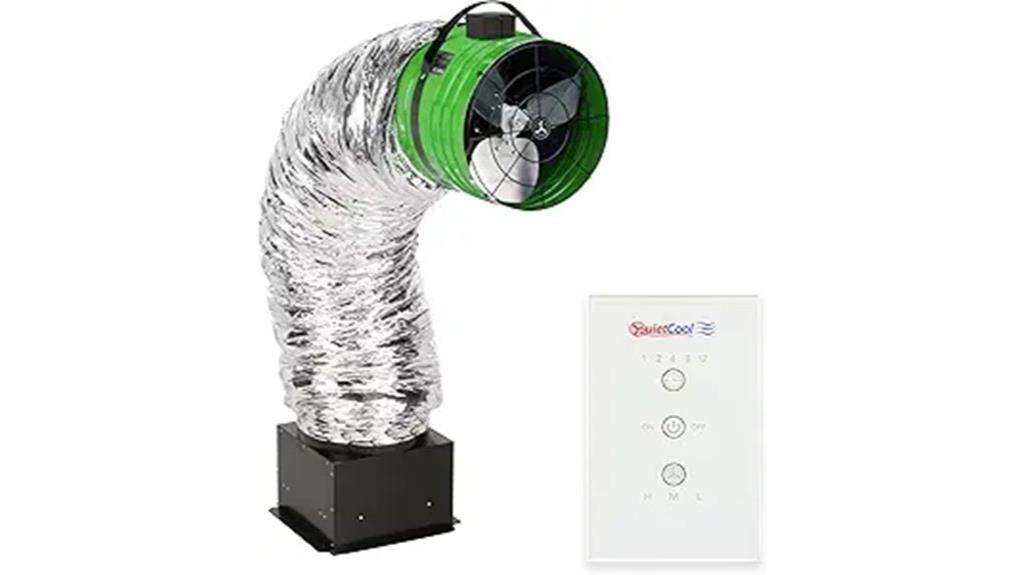 wireless rf whole house fan