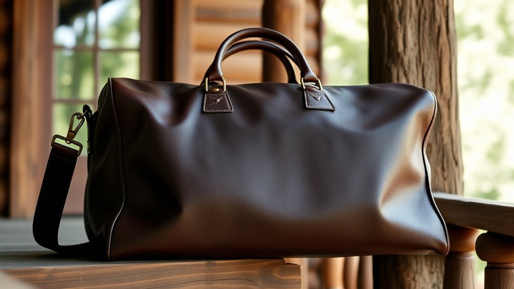 choosing the ideal leather duffle