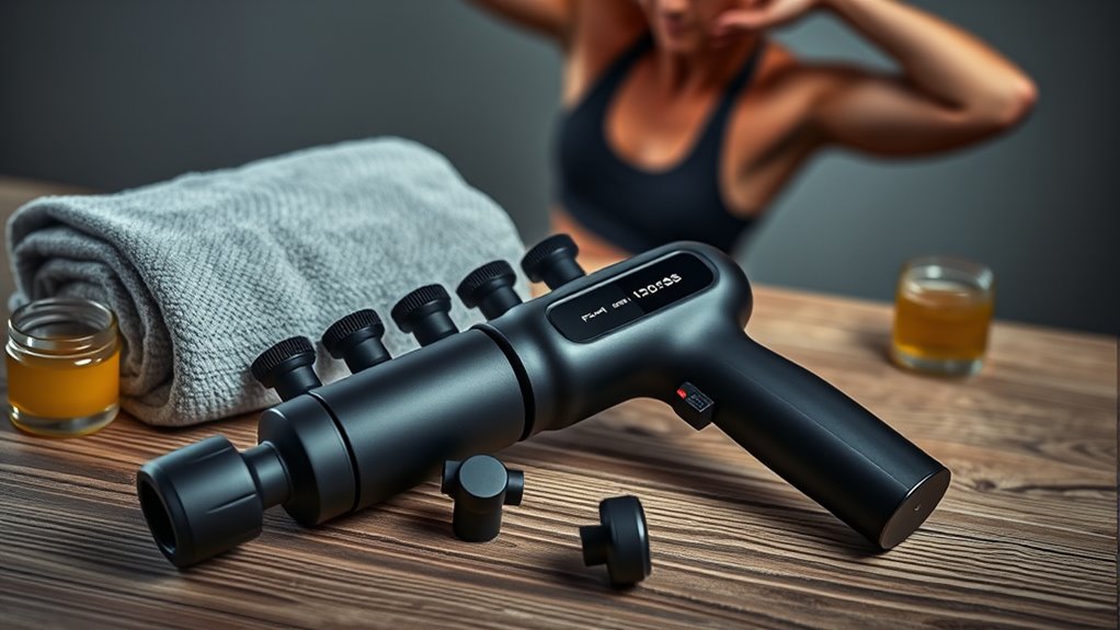 customized massage gun features