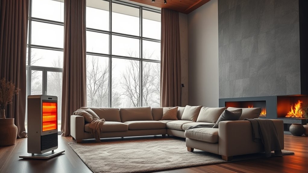 effective large room heating