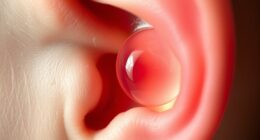 fluid buildup in middle ear