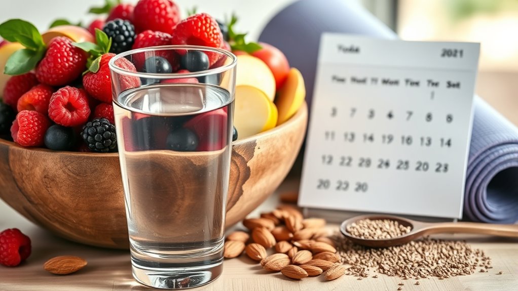 hydration fiber routine