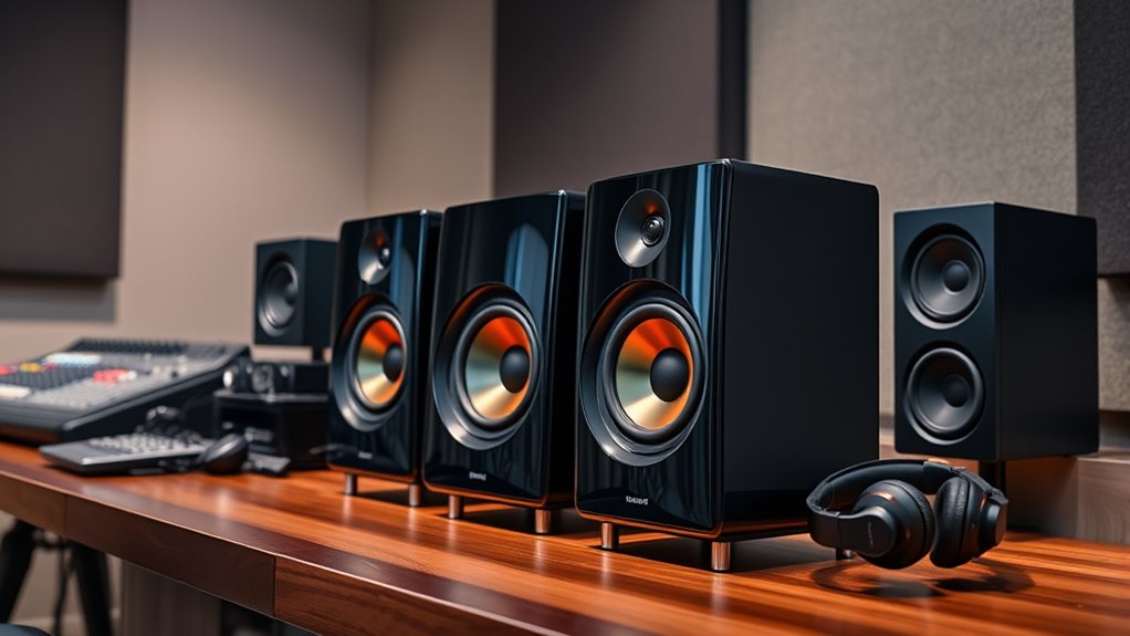 key studio monitor selection