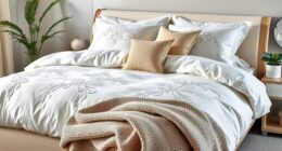 luxury bedding for spa inspired comfort