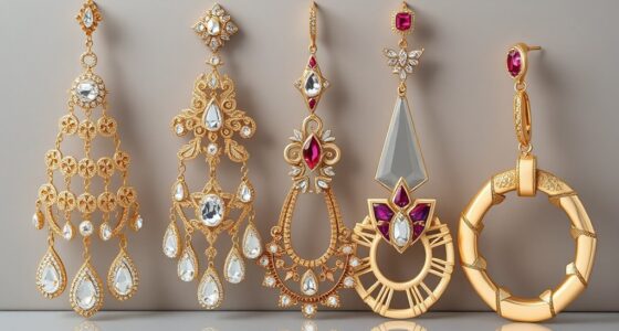 luxury bold earrings