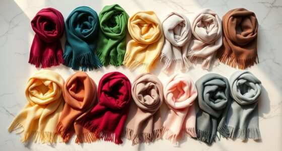 luxury cashmere winter scarves