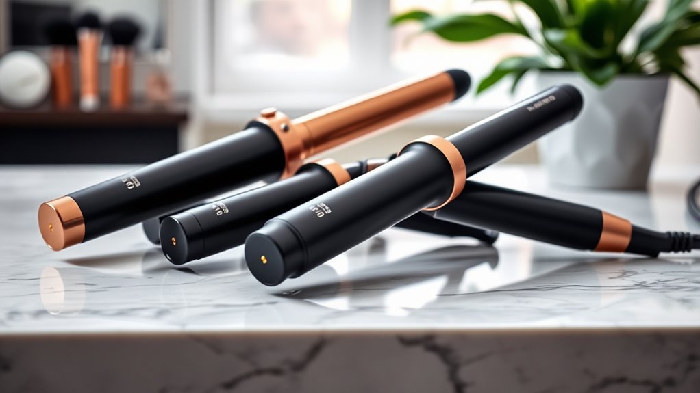 luxury curling iron guide