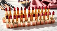 luxury lipstick collection showcase