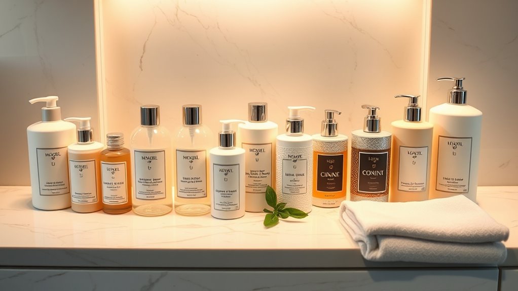 luxury lotion set selection