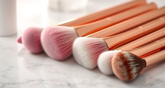luxury makeup brush collection