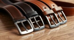 luxury men s leather belt collection