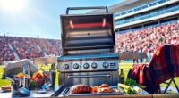luxury tailgate grilling options