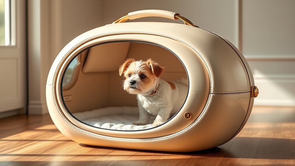 luxury travel dog carriers