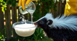 remove skunk odor safely