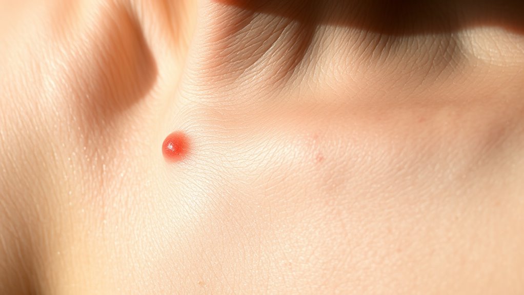 signs of sweat gland infection