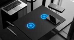 smart wireless charging desk mats