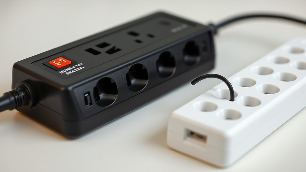 surge protectors versus power strips