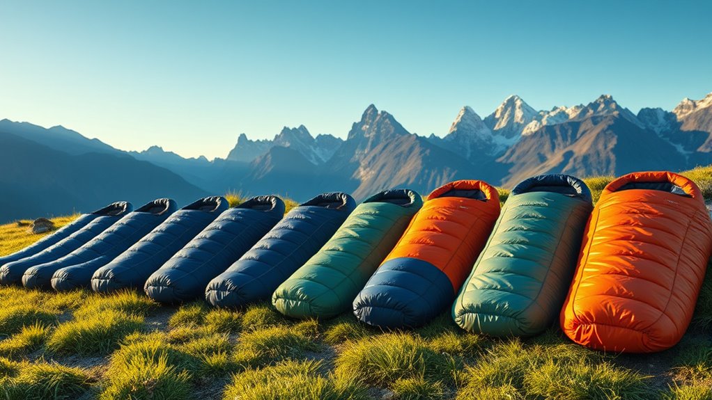 top high end sleeping bags