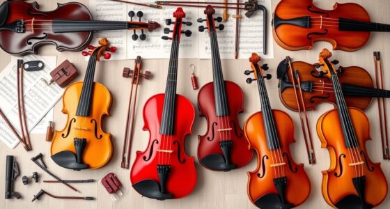 top premium electric violin kits