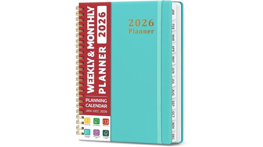 a5 planner with tabs