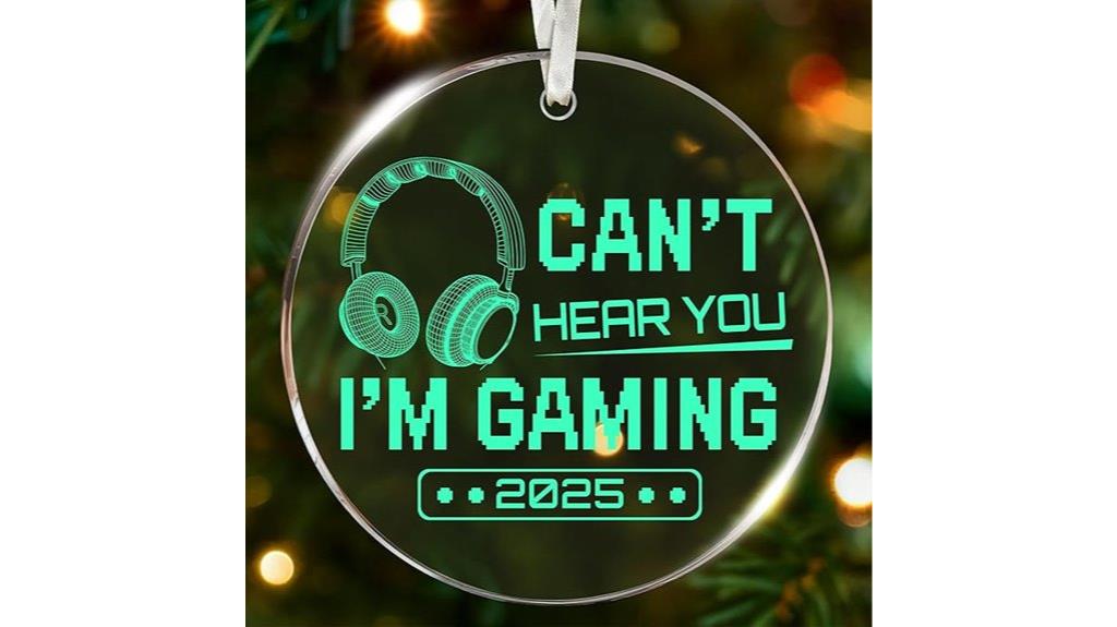 gaming christmas ornament design