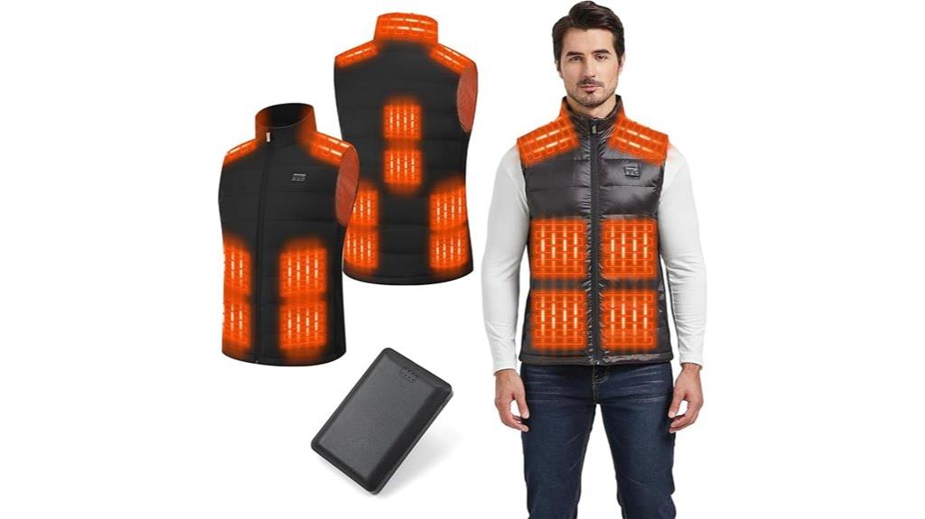 rechargeable unisex heated vest