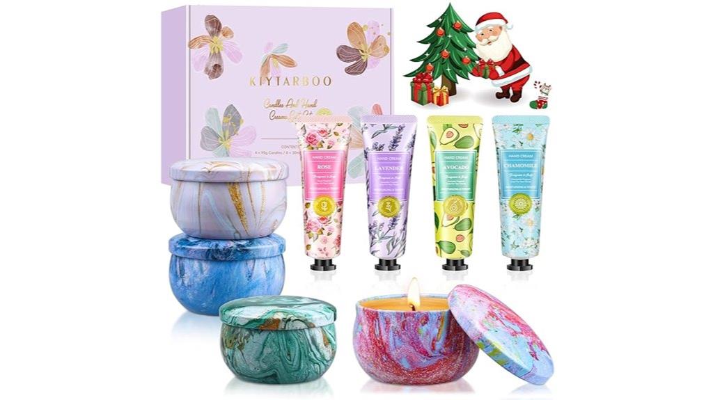 spa and candle gift basket