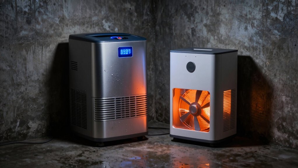 dehumidifier types comparison